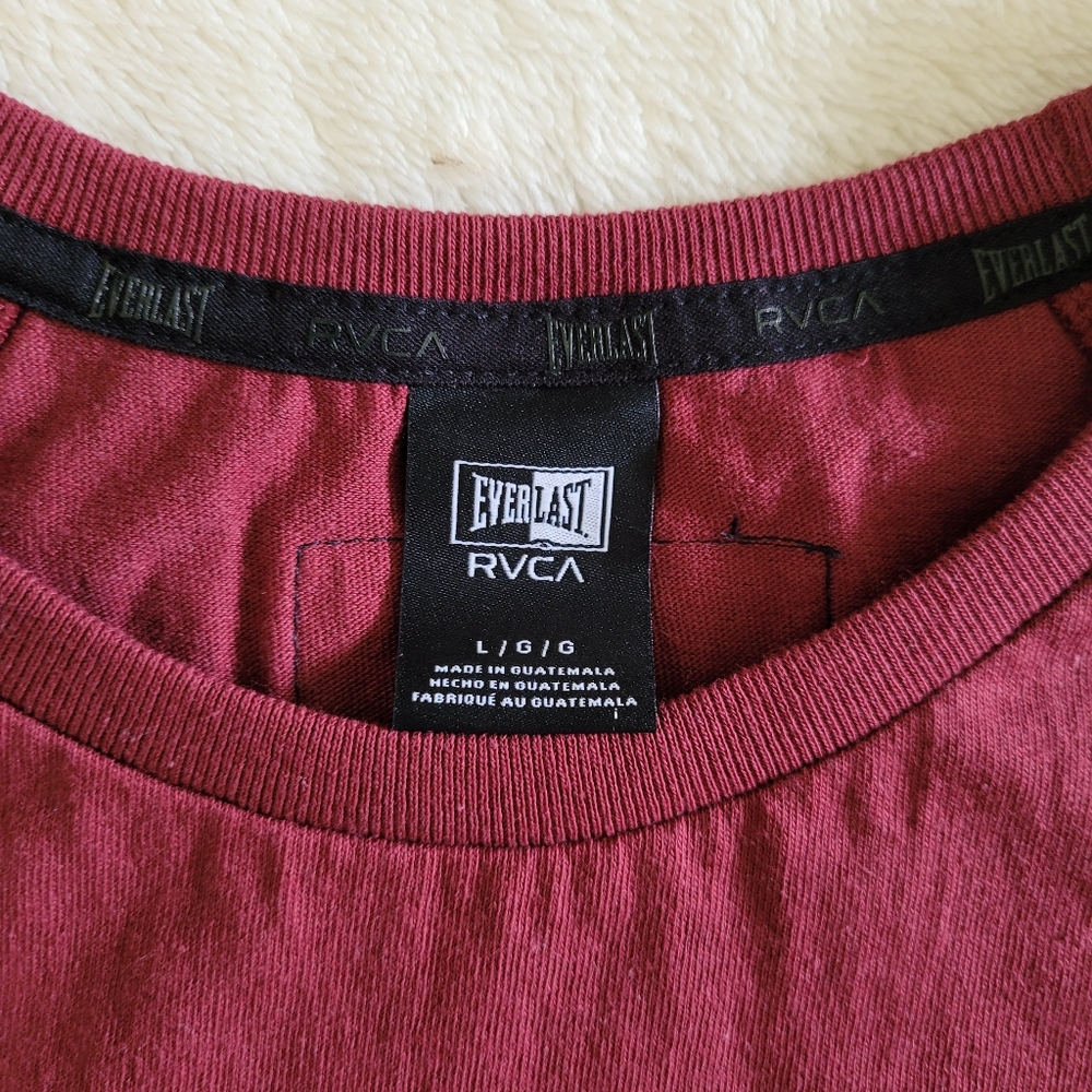 RVCA🏄& Everlast🥊Collab Raglan Muscle💪Tee - NWT - Picture 4 of 14